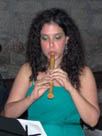 Tamara Lalo, flauta dulce.