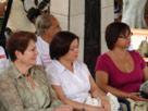 La Presidenta Municipal y las hermanas del seor Jaime Fonseca