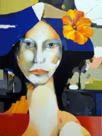 "Serie Mujer y Flora" Oleo sobre lienzo