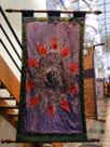 "Plegaria por los bosques" ensamble de textiles, intervenidos con pintura, objetos y bordados a mano, 2009